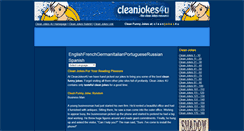 Desktop Screenshot of cleanjokes4u.com
